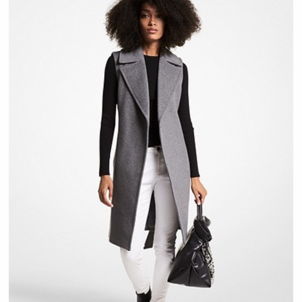 Michael Kors wool blend vest